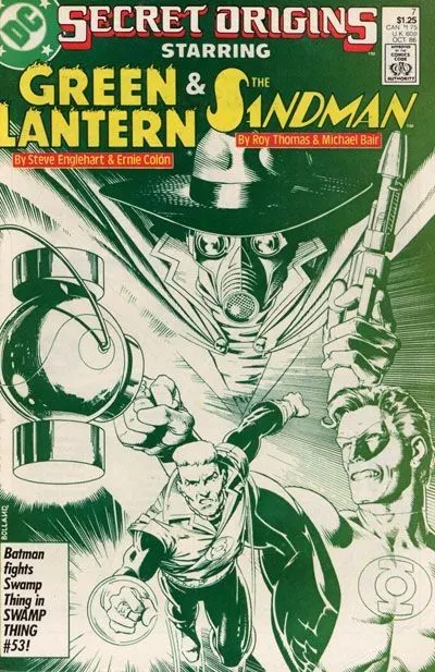 Secret Origins, Vol. 3 #7 Direct Edition comic book cover, 1986