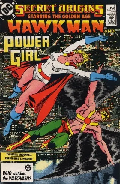 Secret Origins, Vol. 3 #11 Direct Edition comic book cover, 1987