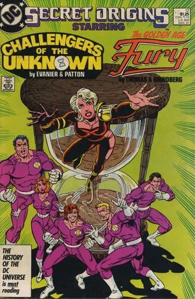 Secret Origins, Vol. 3 #12 Direct Edition comic book cover, 1987