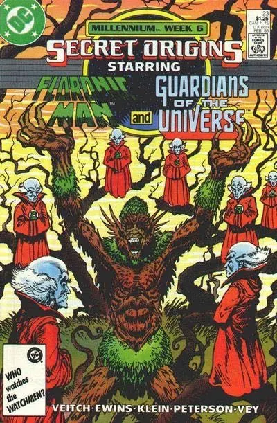 Secret Origins, Vol. 3 #23 Direct Edition comic book cover, 1988