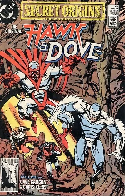 Secret Origins, Vol. 3 #43 Direct Edition comic book cover, 1989