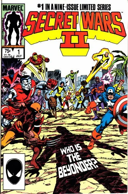Secret Wars II #1 Direct Edition comic book cover, 1985