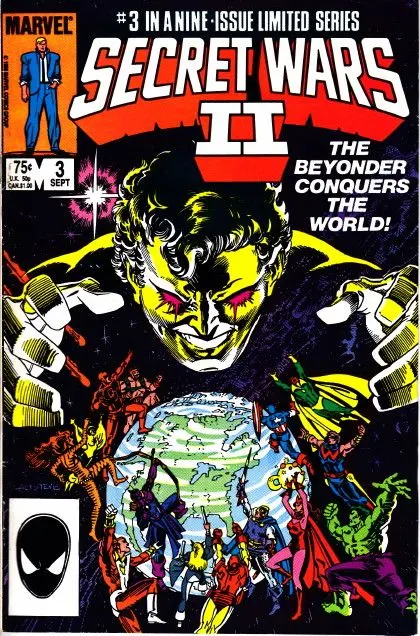 Secret Wars II #3 Direct Edition comic book cover, 1985