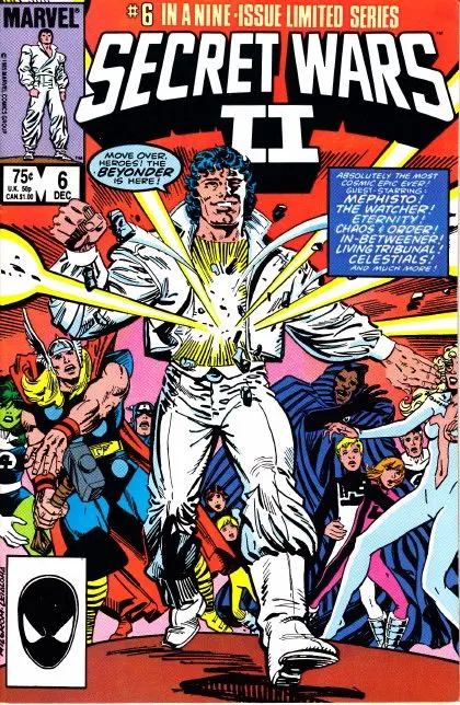 Secret Wars II #6 Direct Edition comic book cover, 1985