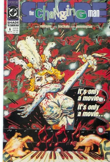 Shade the Changing Man, Vol. 2 #6 comic book cover, 1990