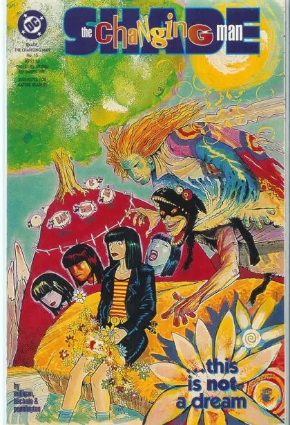 Shade the Changing Man, Vol. 2 #15 comic book cover, 1991