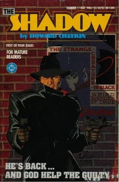 Shadow, Vol. 2 #1 comic book cover, 1986