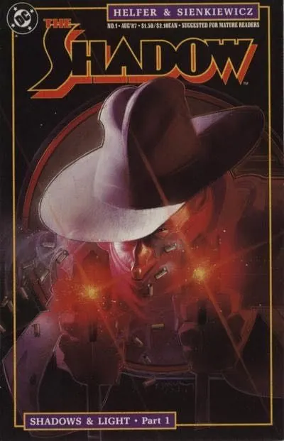 Shadow, Vol. 3 #1 comic book cover, 1987