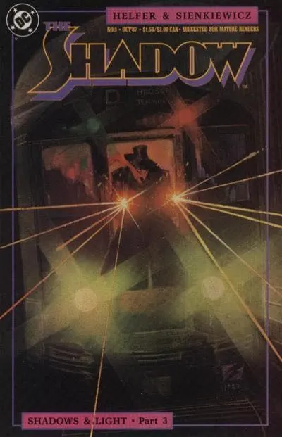 Shadow, Vol. 3 #3 comic book cover, 1987