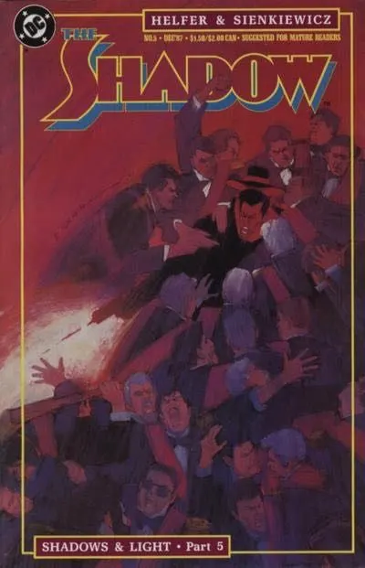 Shadow, Vol. 3 #5 comic book cover, 1987