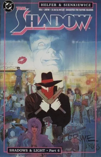 Shadow, Vol. 3 #6 comic book cover, 1988