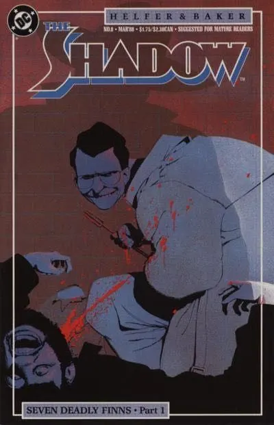 Shadow, Vol. 3 #8 comic book cover, 1988