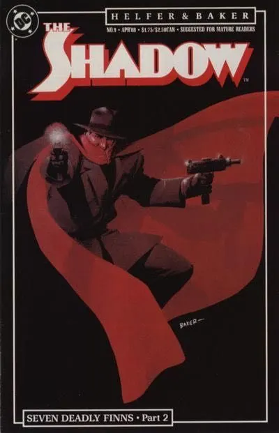 Shadow, Vol. 3 #9 comic book cover, 1988
