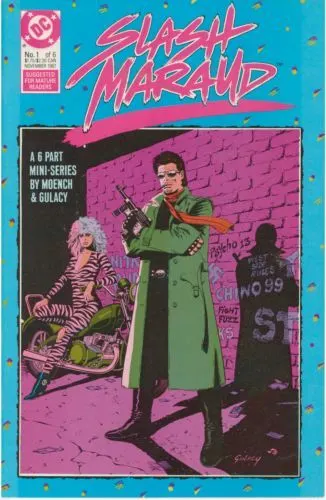 Slash Maraud #1 comic book cover, 1987