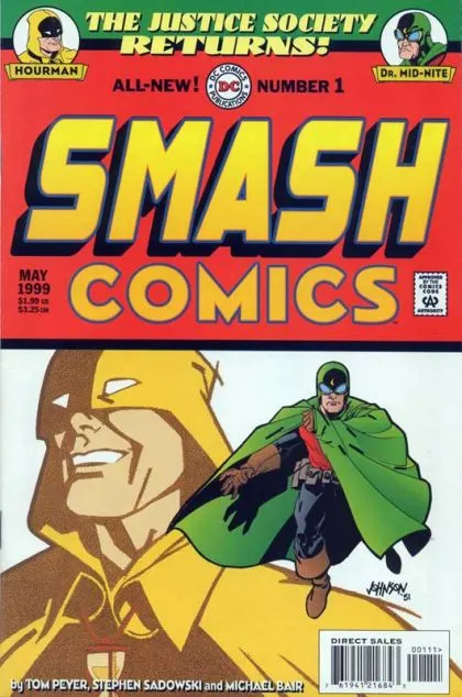 Smash Comics #1 comic book cover, 1999