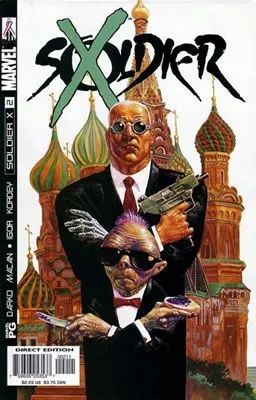 Soldier X #2 comic book cover, 2002