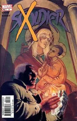 Soldier X #3 comic book cover, 2002