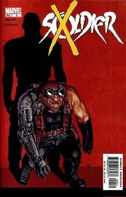Soldier X #4 comic book cover, 2002