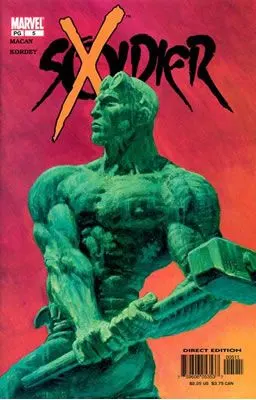 Soldier X #5 comic book cover, 2003