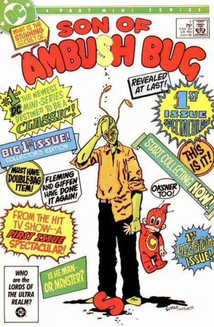 Son of Ambush Bug #1 Direct Edition comic book cover, 1986