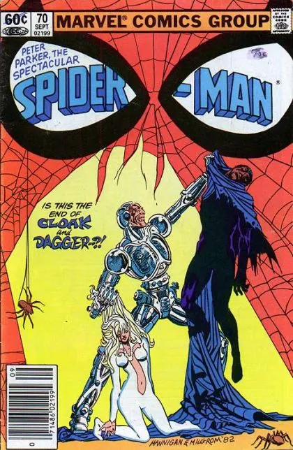 The Spectacular Spider-Man, Vol. 1 #70 Newsstand Edition comic book cover, 1982