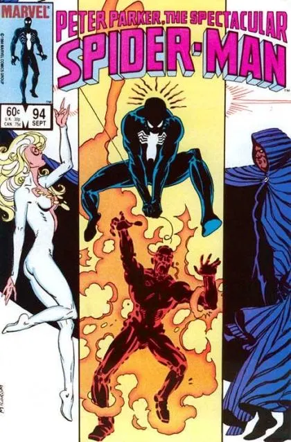 The Spectacular Spider-Man, Vol. 1 #94 Direct Edition comic book cover, 1984