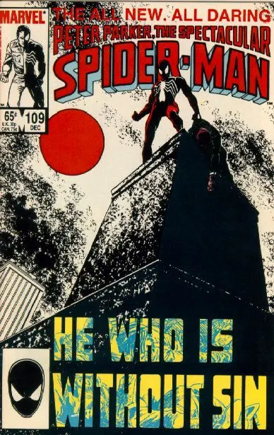 The Spectacular Spider-Man, Vol. 1 #109 Direct Edition comic book cover, 1985