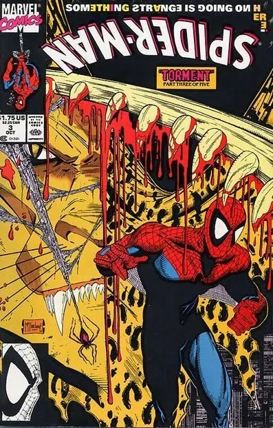 Spider-Man, Vol. 1 #3 Direct Edition comic book cover, 1990