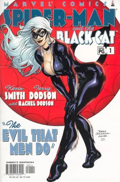 Spider-Man & The Black Cat: The Evil that Men Do #1 comic book cover, 2002