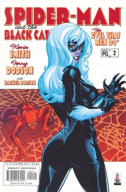 Spider-Man & The Black Cat: The Evil that Men Do #2 comic book cover, 2002