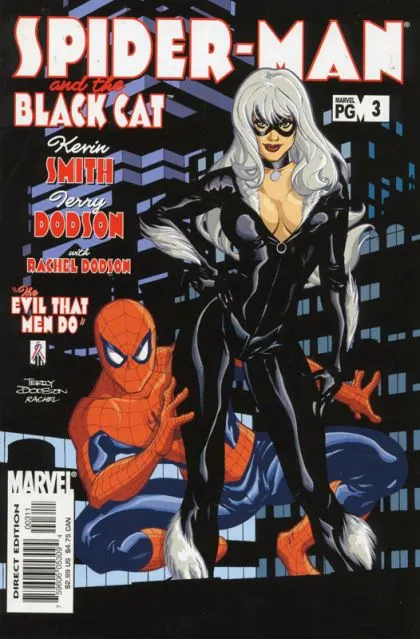 Spider-Man & The Black Cat: The Evil that Men Do #3 comic book cover, 2002