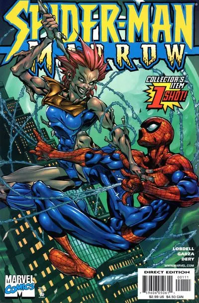 Spider-Man / Marrow #1 comic book cover, 2001