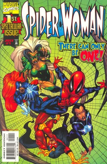 Spider-Woman, Vol. 3 #1 Direct Edition comic book cover, 1999