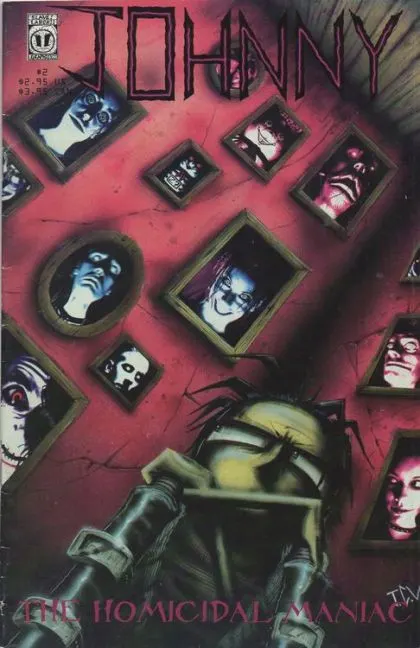 Johnny The Homicidal Maniac #2 1st Printing comic book cover, 1995