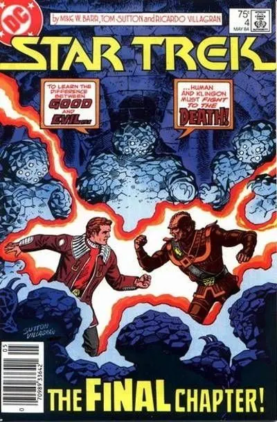 Star Trek, Vol. 1 #4 Newsstand Edition comic book cover, 1984