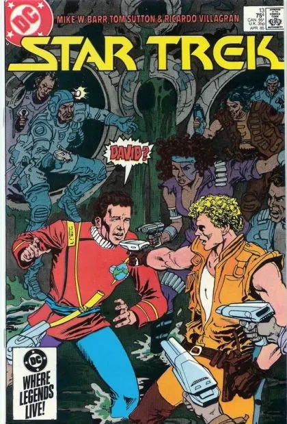 Star Trek, Vol. 1 #13 Direct Edition comic book cover, 1985