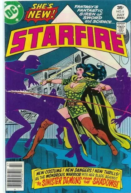 Starfire, Vol. 1 #6 comic book cover, 1977