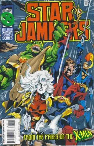 Starjammers, Vol. 1 #1 comic book cover, 1995