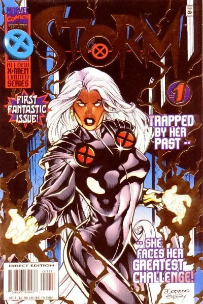 Storm, Vol. 1 #1 Direct Edition comic book cover, 1996