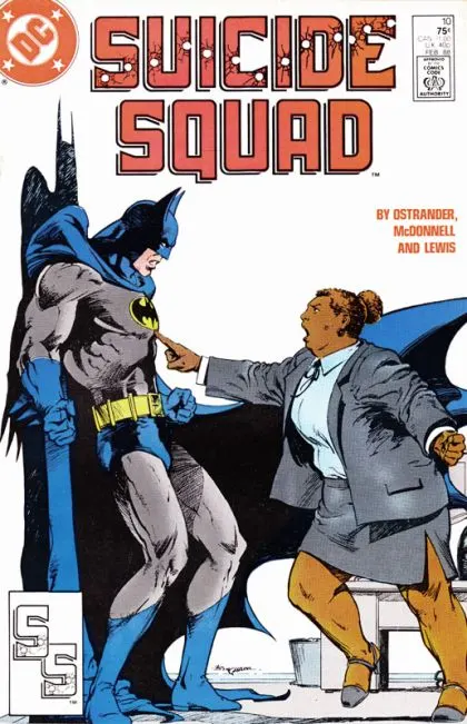 Suicide Squad, Vol. 1 #10 Direct Edition comic book cover, 1988
