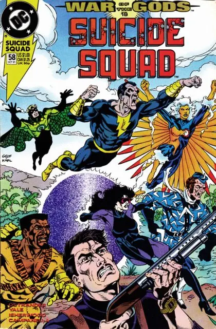 Suicide Squad, Vol. 1 #58 comic book cover, 1991