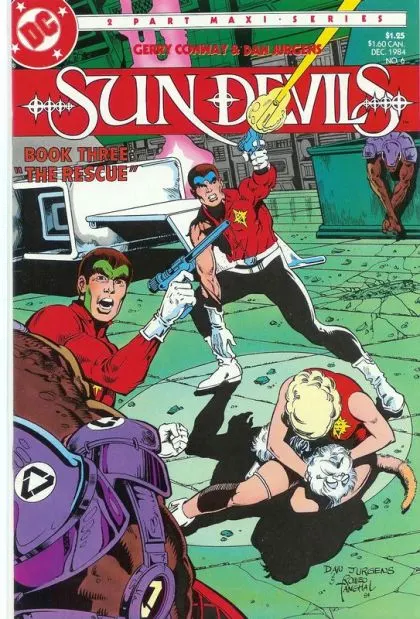 Sun Devils #6 comic book cover, 1984