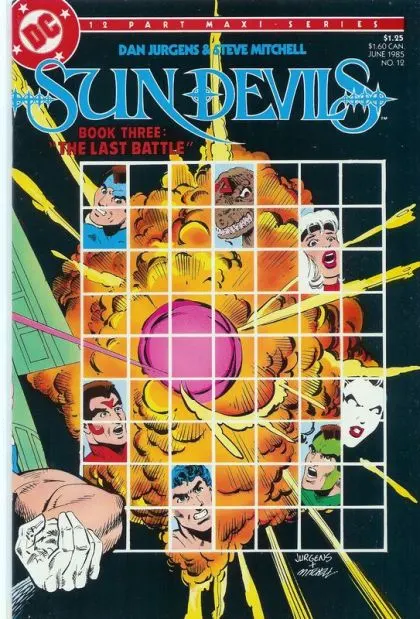 Sun Devils #12 comic book cover, 1985