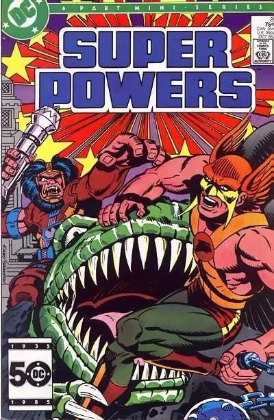 Super Powers, Vol. 2 #2 Direct Edition comic book cover, 1985