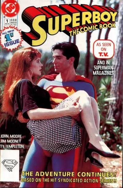 Superboy, Vol. 2 #1 Direct Edition comic book cover, 1990