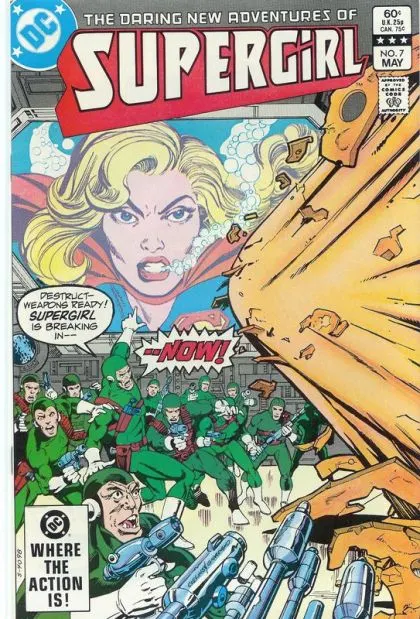 Supergirl, Vol. 2 #7 Direct Edition comic book cover, 1983