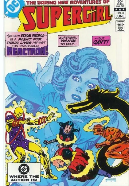 Supergirl, Vol. 2 #8 Direct Edition comic book cover, 1983