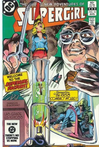 Supergirl, Vol. 2 #10 Direct Edition comic book cover, 1983
