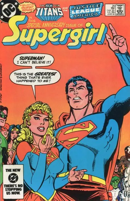 Supergirl, Vol. 2 #20 Direct Edition comic book cover, 1984