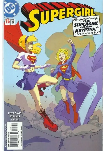 Supergirl, Vol. 4 #75 Direct Edition comic book cover, 2002